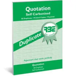 A5 Quotation Duplicate Pads