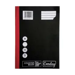 A4 Counter Book 3-Quire 288 Page Feint and Margin