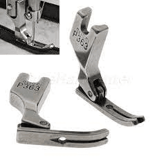 Industrial Narrow Zipper foot Double Toe  P363