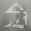 Set Square Set of 2 Squares with in-built Protractor  SCH80H