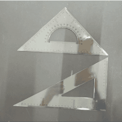 Set Square Set of 2 Squares with in-built Protractor  SCH80H