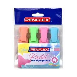 Alternative view of Penflex HiGlo Pastel Ink Highlighters