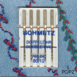 Schmetz Double Eye Needle -705DE  80 12