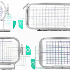 Brother Embroidery Hoops - Set of 4 hoops