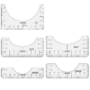 Shirt Ruler Guide Alignment Tool - 5 Piece set