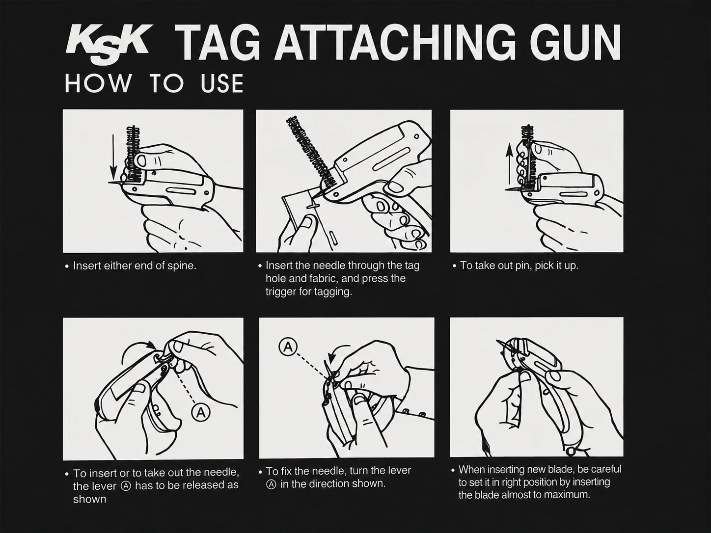 KSK Tag Attaching Gun - SJ-3737 - Image 3