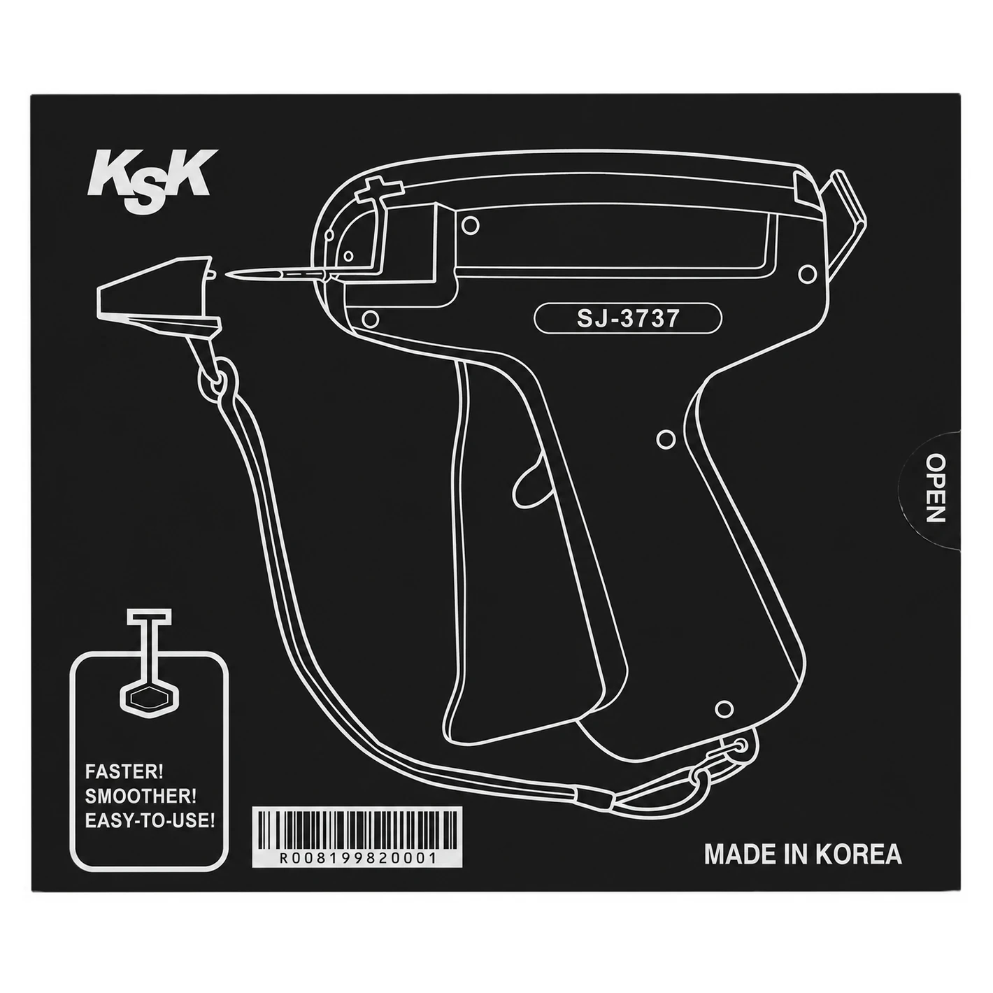 KSK Tag Attaching Gun - SJ-3737 - Image 2